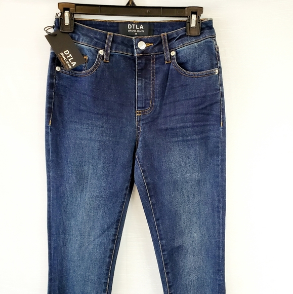 NWT DTLA Brand Dark Wash Skinny Jean size 26 - Picture 2 of 7
